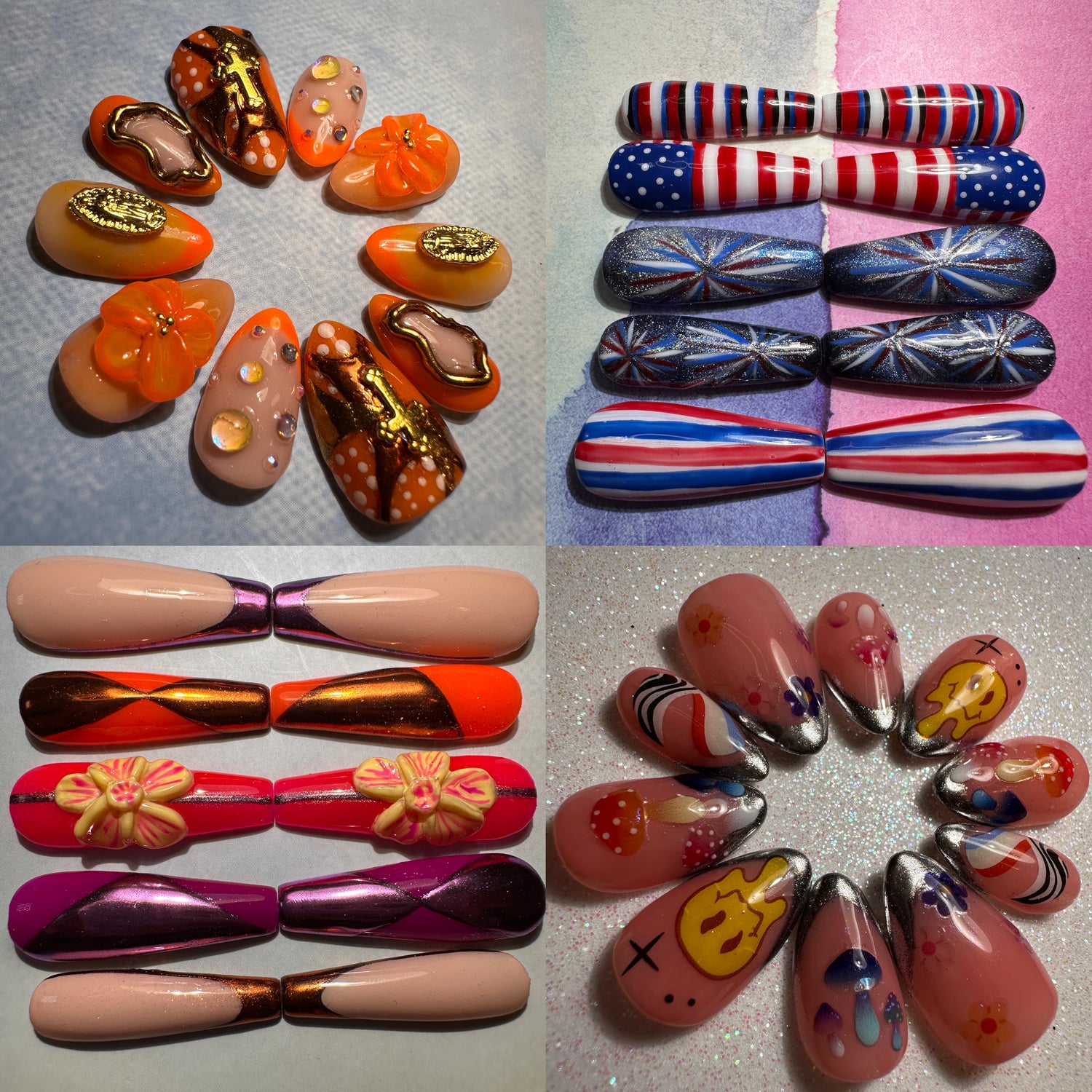 Freestyle Custom Press On Nails